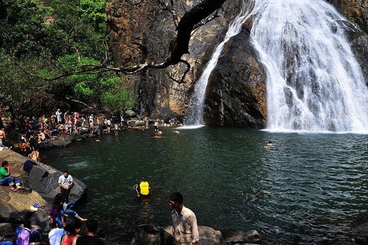 Dudhsagar Falls filming location in Goa